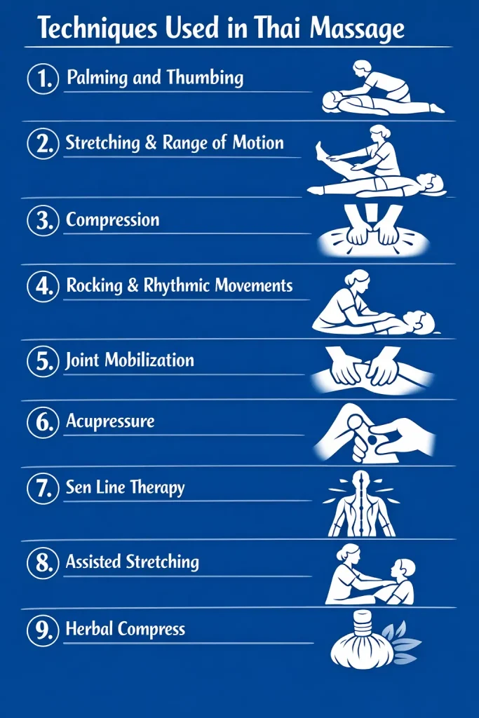 Techniques Used in Thai Massage