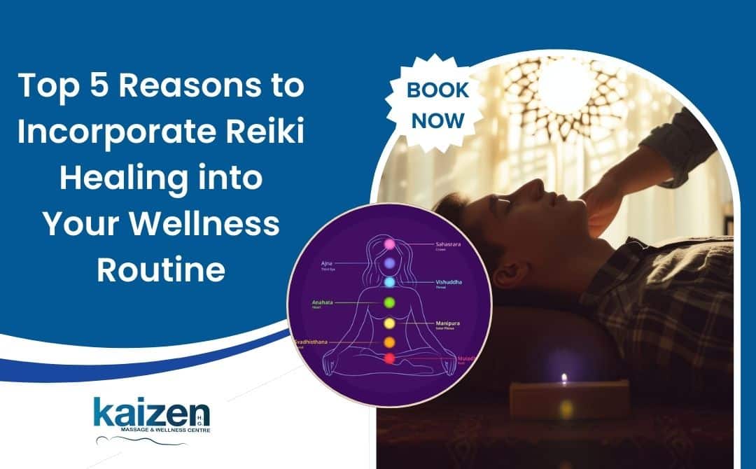 Reiki healing benefits at Kaizen
