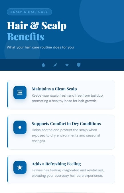 Hair and scalp benefits